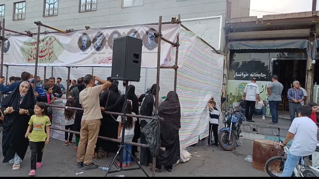 مشارکت در برگزاری مراسم باشکوه گرامیداشت اربعین شهدای اقتدار جنگ 12 روزه تحمیلی