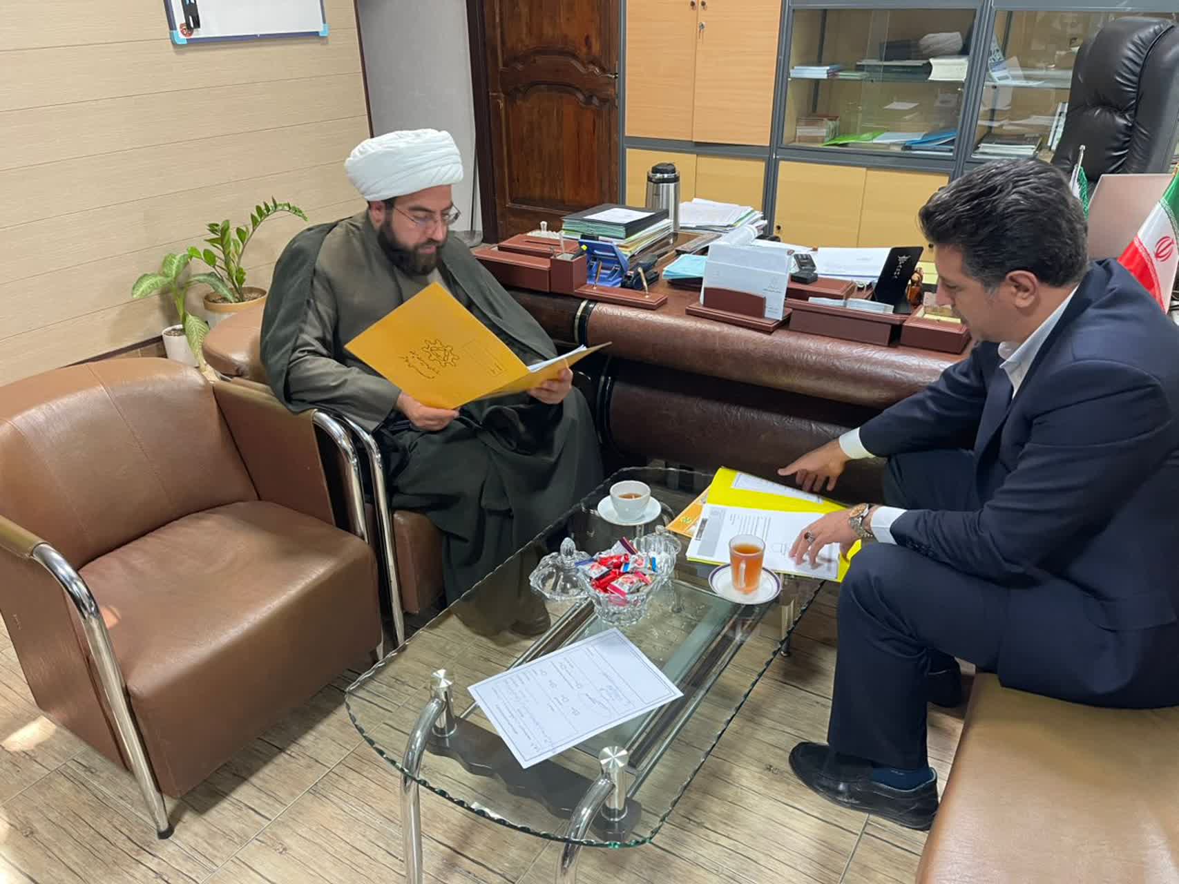 بازدید عضو شورای اسلامی اسلامی شهر از سازمان مدیریت پسماند