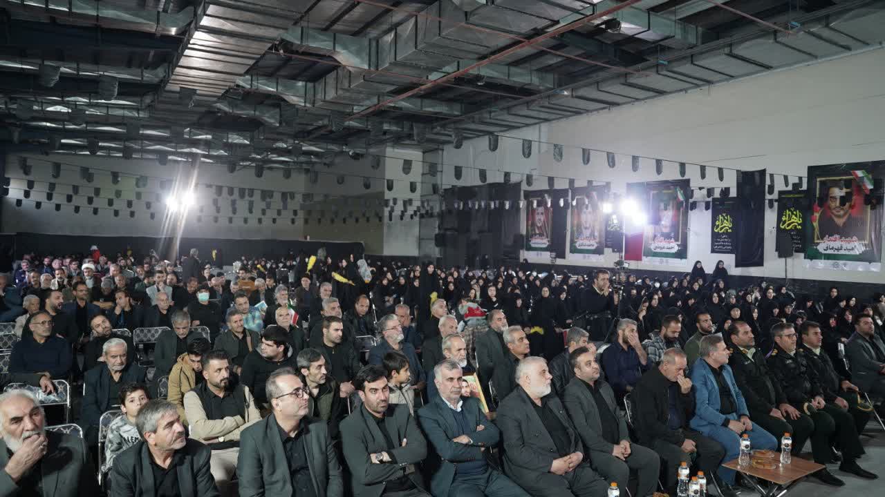 برگزاری بیست و سومین سالگرد تدفین شهدای گمنام دارالسلام و سوگواری فاطمی در اسلامشهر