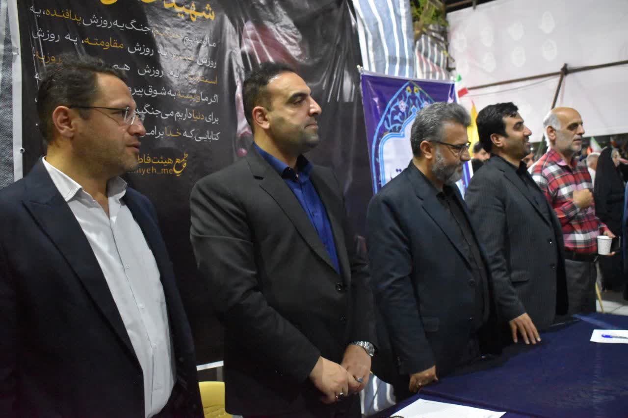 برگزاری میز خدمت مشترک شورای شهر و شهرداری اسلامشهر در تجمعات شبانه