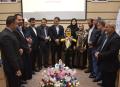 تجلیل رئیس و اعضای شورای اسلامی شهر و شهردار از هلیا چراغی در صحن علنی