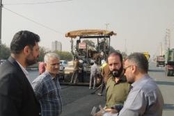 بازدید رئیس شورای اسلامی شهر اسلامشهر از پروژه کنارگذرهای واوان، دارالسلام و باغ‌فیض