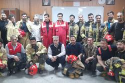 برگزاری دوره تئوری و عملی "فرماندهی تیم عملیات " در مرکز تخصصی آتش نشانی استان تهران واحد شهید بیضایی اسلامشهر