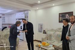 دیدار دکتر محسن حمیدی با پدران معظم شهیدان والا مقام شفیعی و بختیاری