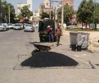 اقدامات اکیپ امانی واحد عمران در سطح منطقه دو در دو روز گذشته