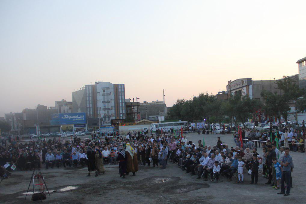 انتقال شهروندان محترم در مراسم باز سازی واقعه عید غدیر خم