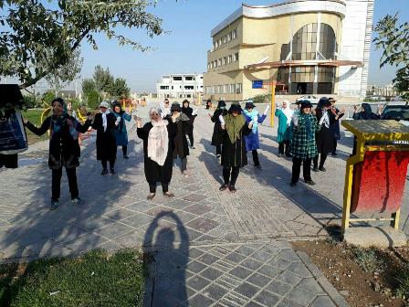 برگزاری مسابقات ورزشی در بوستان های سطح شهر