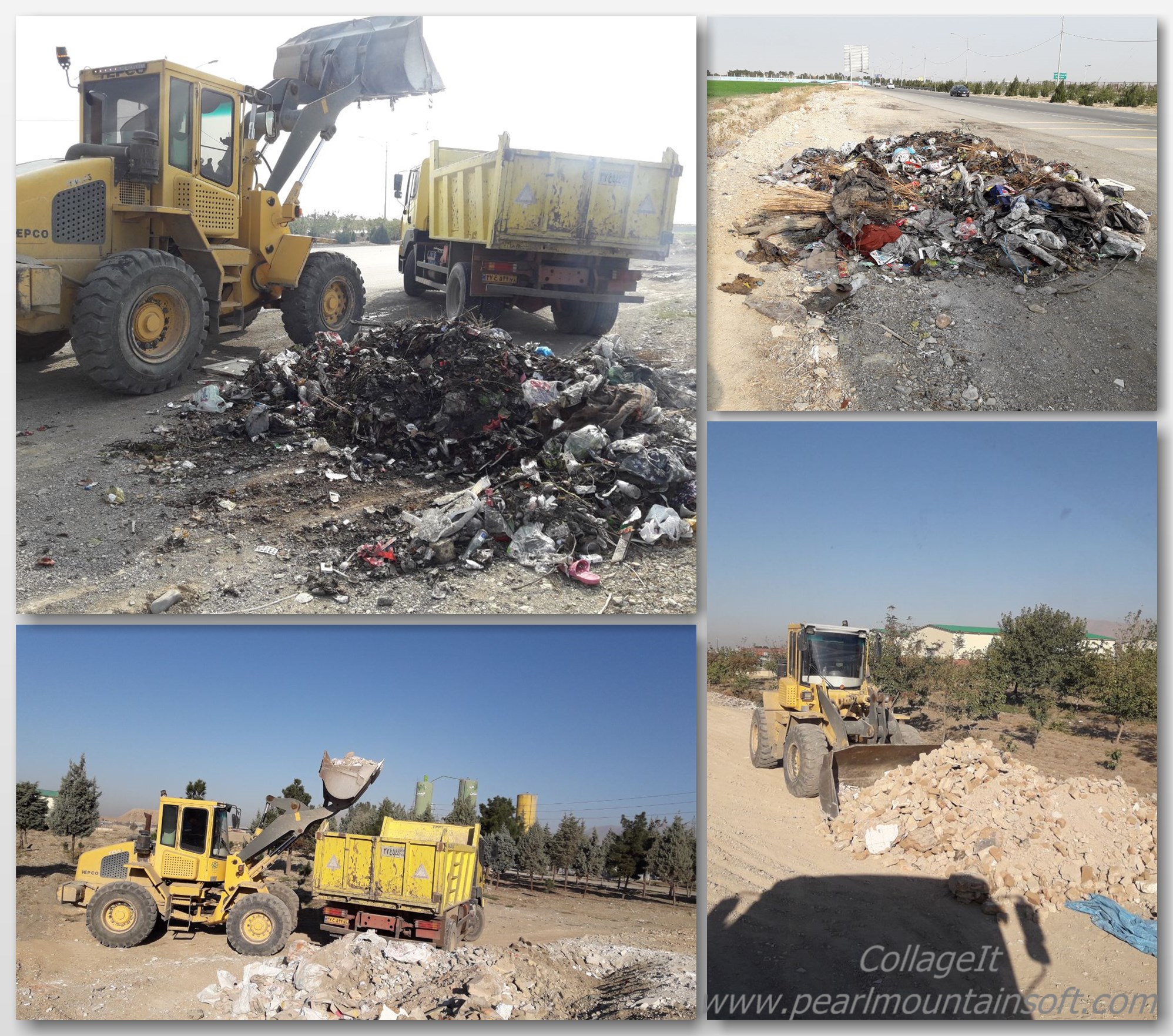 اجرای عملیات جمع‌آوری و پاکسازی نخاله‌ها و زباله‌ها در سطح منطقه پنج