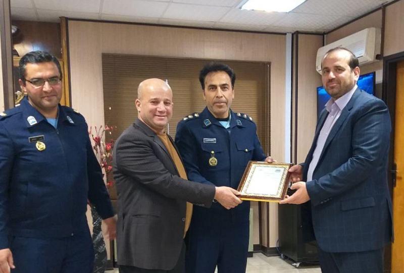 قدردانی نیروی هوایی کشور از شورا و شهرداری اسلامشهر به خاطر روشنایی پیچ مرگ