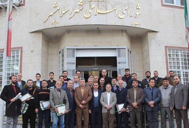 دیدار صمیمانه اعضای شورای اسلامی شهراسلامشهر با رؤسای هیأت های ورزشی
