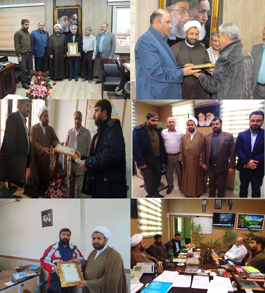 دیدار مسئولین شهرداری اسلامشهر با برخی از رزمندگان و جانبازان سرافراز پرسنل شهرداری