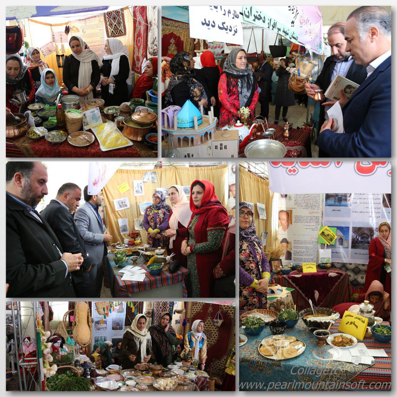 بازدید رئیس کمیسیون برنامه و بودجه شورای اسلامی شهر و برخی مسئولین شهرداری از جشنواره ایران شناسی در مدرسه شهید سرافراز