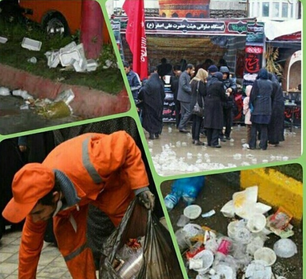 نریختن زباله در سطح شهر، قدردانی از زحمات پاکبانان است