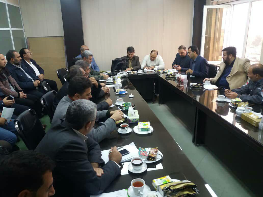 برگزاری جلسه هم اندیشی معاونین خدمات شهری و مسئولین نواحی مناطق ششگانه شهرداری اسلامشهر