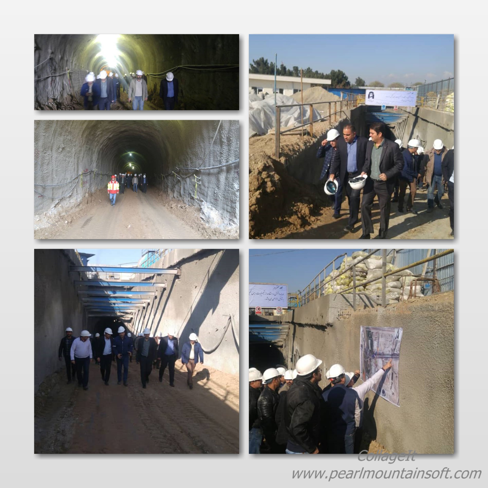 بازدید مدیران شهری و معاونتهای شهرداری از پروژه مترو اسلامشهر