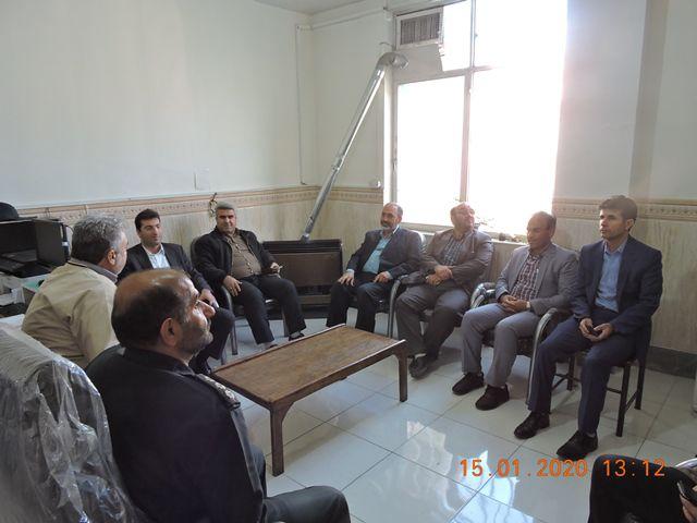 ملاقات مدیر منطقه یک با فرمانده یگان امداد نیروی انتظامی اسلامشهر