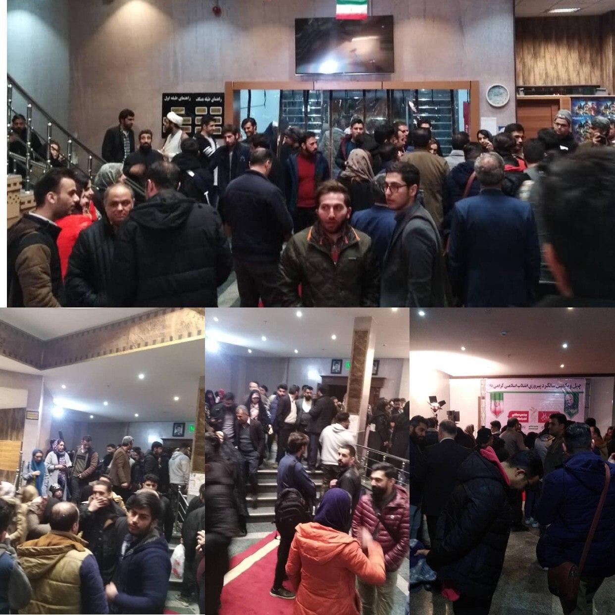 ????چهار فریم از استقبال پر شور شهروندان اسلامشهری از اکران #خروج در سینما فجر اسلامشهر