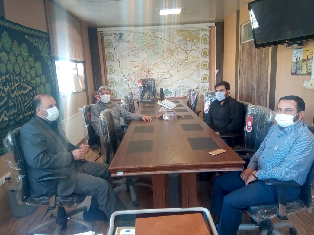 ????دیدار مدیر منطقه دو شهرداری اسلامشهر با فرماندهی نیروی انتظامی شهرستان
