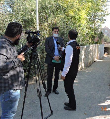 مصاحبه تلویزیونی مدیر منطقه یک با خبرنگار برنامه "در استان" شبکه پنج سیما