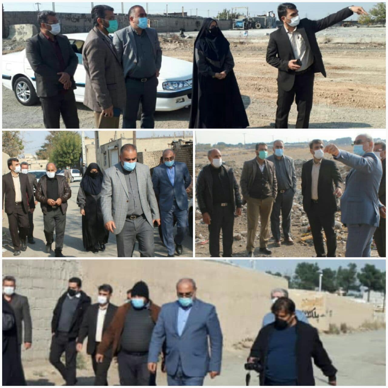 بازدید رئیس شورای شهرستان اسلامشهر از راه ارتباطی دارالسلام تا روستای ده عباس