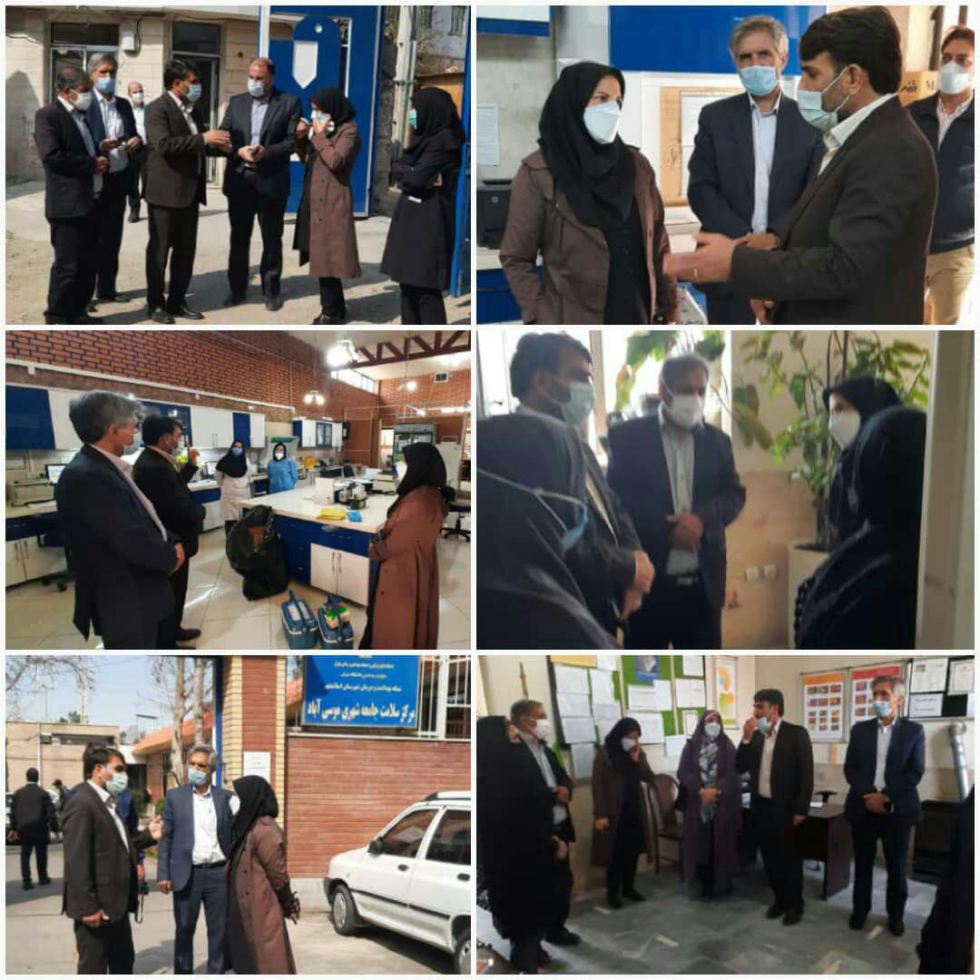 بازدید رئیس شورای اسلامی شهرستان از مراکز درمانی اسلامشهر