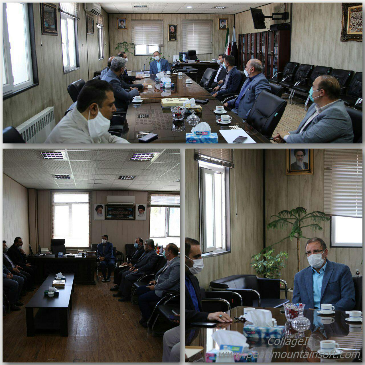 دیدار سرپرست و مدیران شهرداری اسلامشهر با رئیس دادگستری و دادستان اسلامشهر