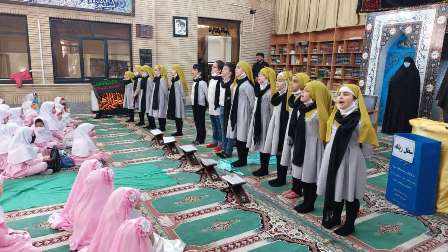 برگزاری مراسم عزاداری شهادت حضرت فاطمه زهرا(س) ویژه نونهالان دارالقرآن شهرداری اسلامشهر