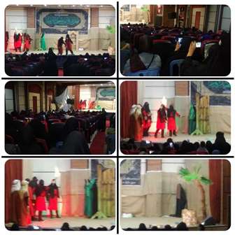 تئاتر "شهید راه علی" در فرهنگسرای استاد شهریار به اجرا درآمد.