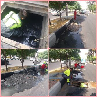 اجرای مرحله اول طرح پاکسازی و لایروبی کانال های سرپوشیده سطح شهر