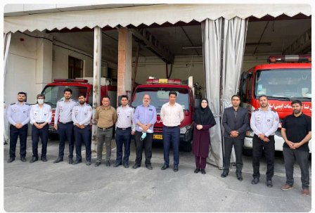 بازدید عضو شورای اسلامی شهر از سازمان آتشنشانی و خدمات ایمنی
