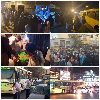 خدمات رسانی ناوگان حمل و نقل عمومی شهرداری اسلامشهر به شهروندان شرکت کننده در مهمانی ده کیلومتری غدیر