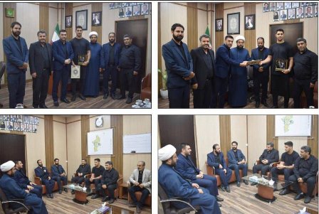 تجلیل از قهرمان کشتی فرنگی کشور توسط رئیس و اعضای شورای اسلامی شهر اسلامشهر