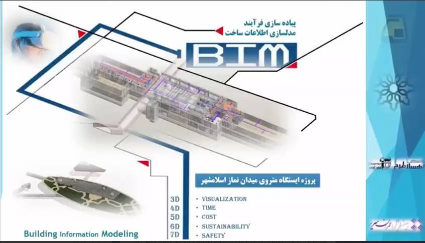 پیاده سازی فرایند مدل سازی اطلاعات ساخت BIM در پروژه ایستگاه مترو میدان نماز اسلامشهر