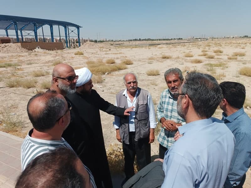 بازدید نایب رئیس شورای اسلامی  شهر از پروژه های سطح منطقه شش