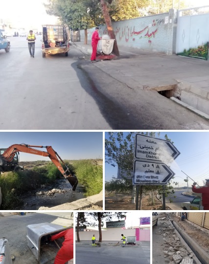 اهم اقدامات اداری ، عمرانی خدماتی شهرداری منطقه شش اسلامشهر در هفته جاری:
