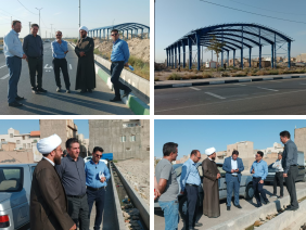 بازدید نایب رئیس شورای اسلامی شهر از پروژه های درحال اجرا در سطح منطقه شش