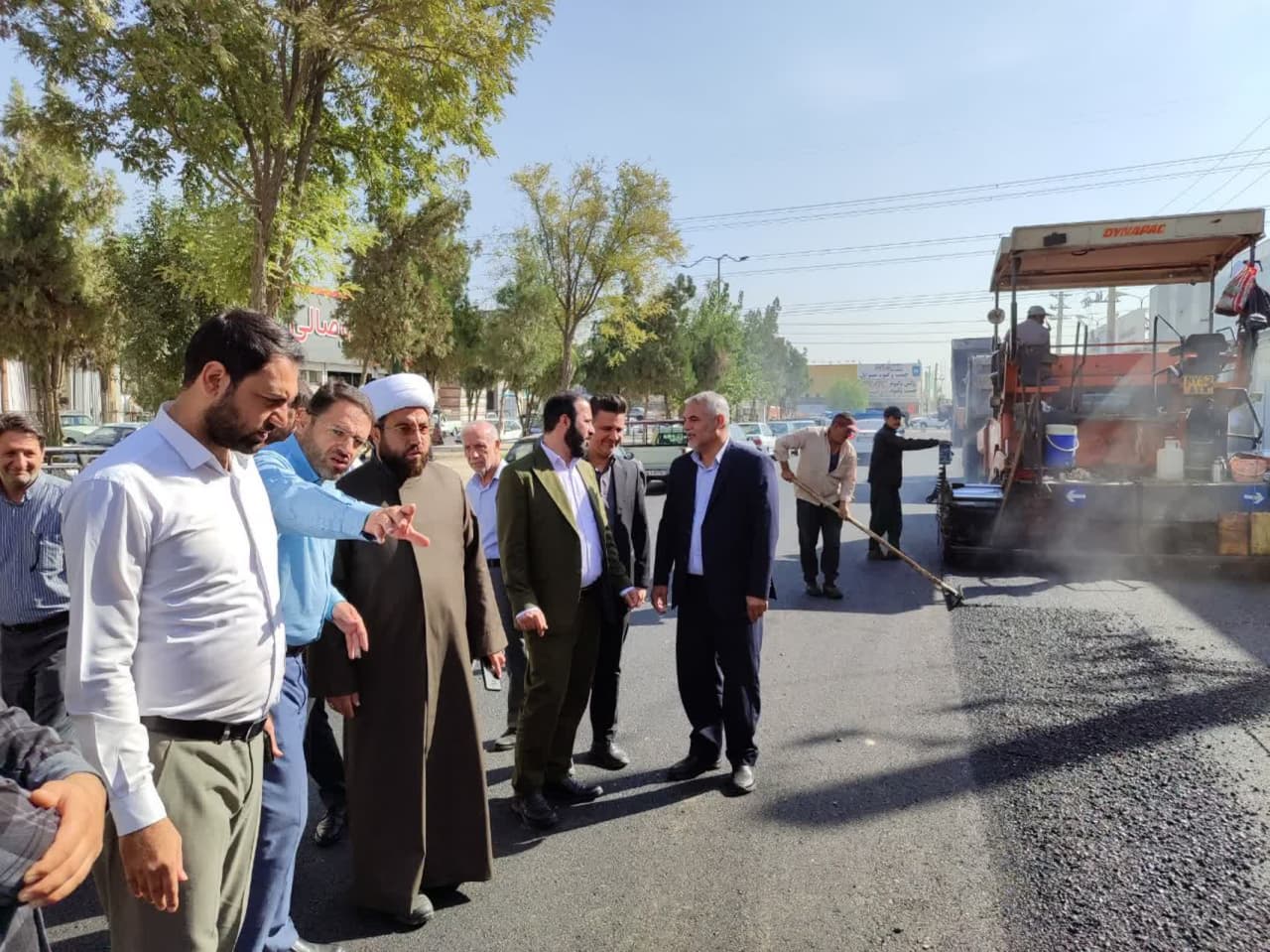 بازدید رئیس و اعضای شورای اسلامی شهر از پروژه‌های عمرانی سطح منطقه چهار