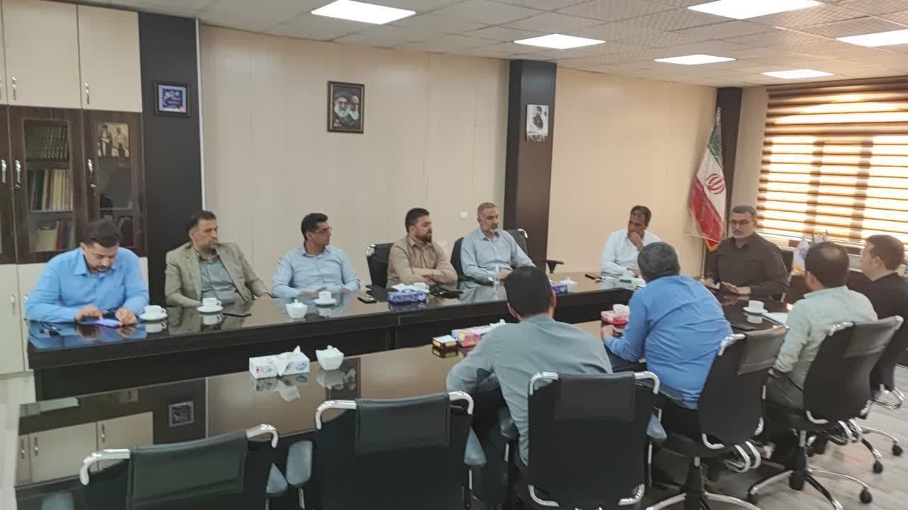 برگزاری جلسه معاون خدمات شهری و امور مناطق شهرداری اسلامشهر با معاونین خدمات شهریِ مناطق ششگانه