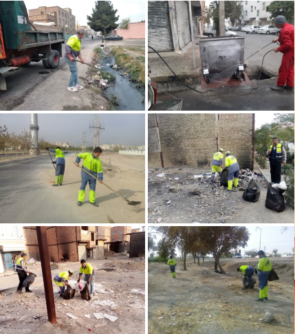 اهم اقدامات ، عمرانی خدماتی شهرداری منطقه  شش اسلامشهر در هفته جاری