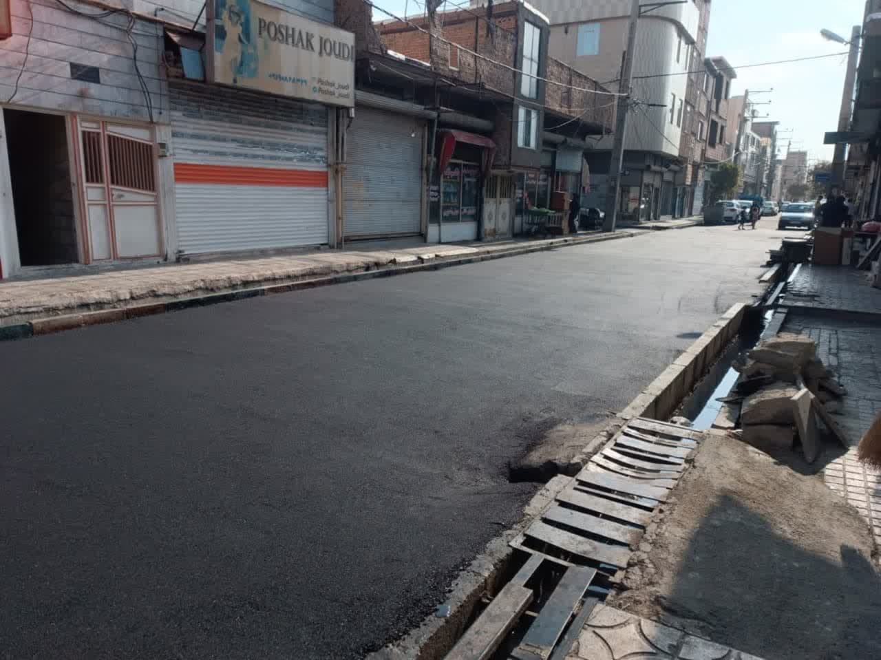 خیابان شهید اجاقلو شهرک امام حسین (ع) نونوار شد