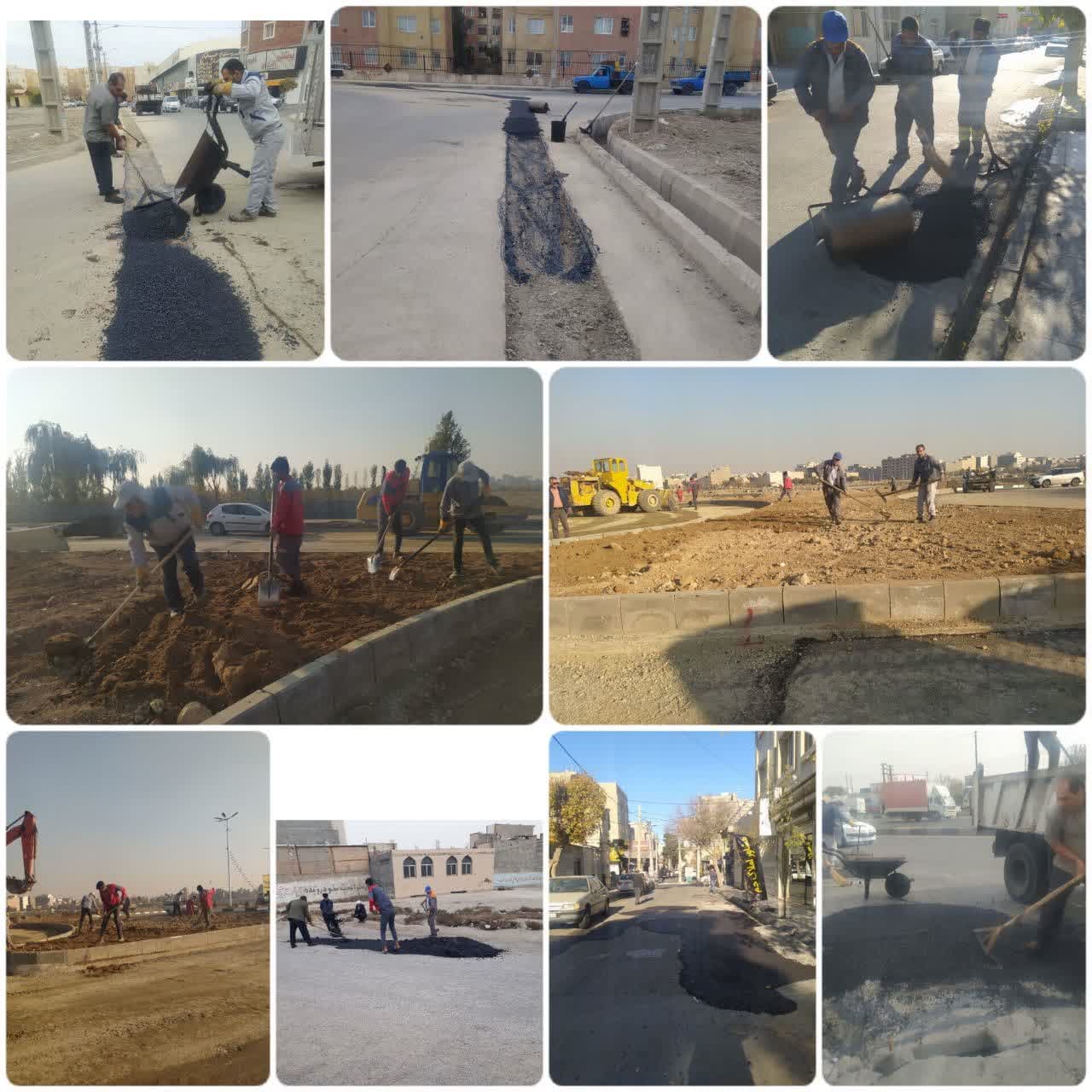 اقدامات واحد امانی معاونت خدمات شهری شهرداری اسلامشهر در هفته سوم آذر ماه سالجاری :