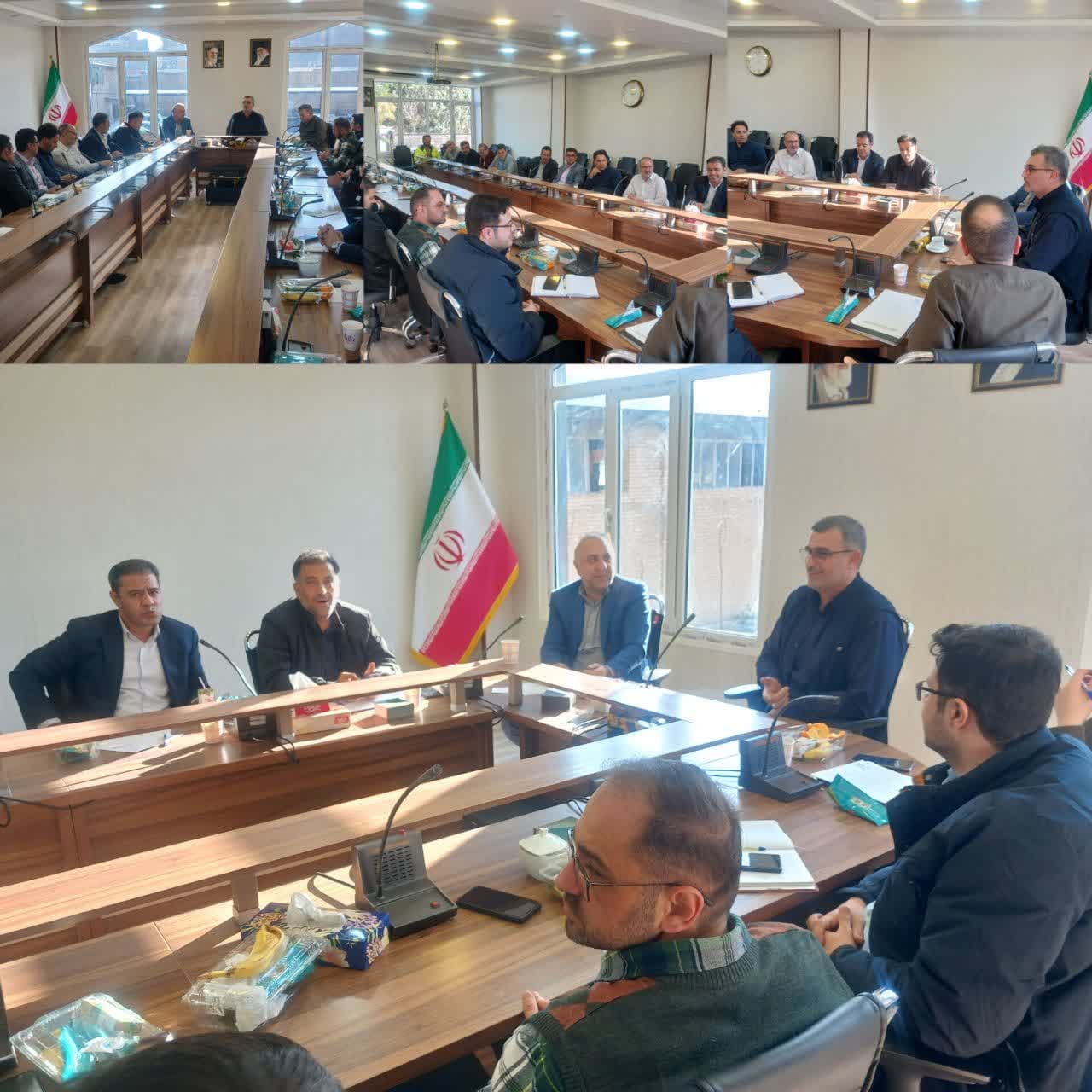 جلسه ارزیابی و هدایت کاریِ خدمات شهری شهرداری اسلامشهر