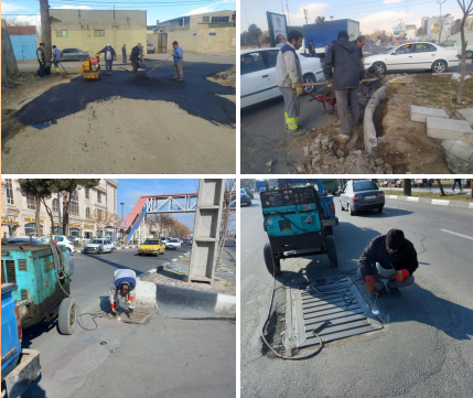 اقدامات واحد امانی حوزه معاونت خدمات شهری شهرداری اسلامشهر از ابتدای بهمن ماه :