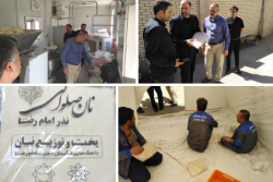 پخت و توزیع هشت هزار قرص نان صلواتی در اسلامشهر