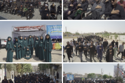برگزاری آیین پیاده‌روی نمادین اربعین حسینی در اسلامشهر