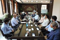دیدار هیئت رییسه شورای اسلامی شهر با مدیر و پرسنل منطقه یک شهرداری