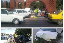 بی احتیاطی رانندگان به اموال عمومی خسارت زد