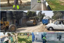 گوشه ای از فعالیت های انجام شده توسط منطقه چهار شهرداری اسلامشهر در هفته گذشته :