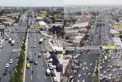 رفع ترافیک بلوار بسیج مستضعفین با اصلاح هندسی و ساماندهی ترافیکی مسیر
