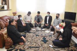 دیدار اعضای شورای اسلامی شهر با جانباز سرافراز اسلامشهری